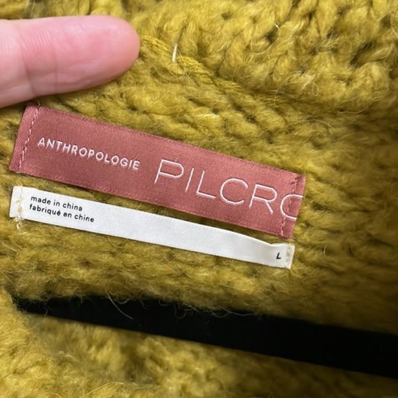 Anthropologie Mustard Yellow Turtleneck Sweater - Picture 8 of 11